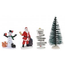 Χριστουγεννιάτικες Διακοσμητικές Φιγούρες - Σετ 4 τεμ. (15cm)